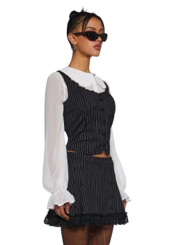 dELiA*s by Dolls Kill Bottoms|Skirts*It’s Been Real Pinstripe Mini Skirt