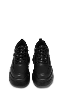 Koi Footwear Platforms|Sneakers*Jennie Striker Chunky Bubble Trainers - Black