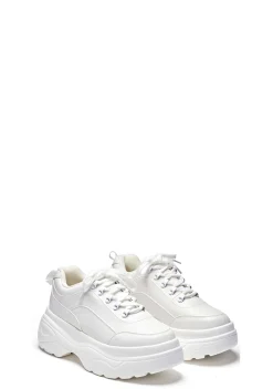 Koi Footwear Platforms|Sneakers*Jennie Striker Chunky Bubble Trainers - White