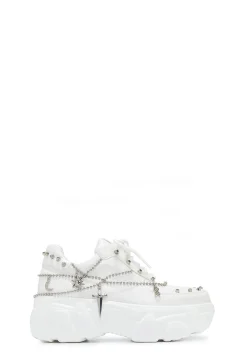 Koi Footwear Platforms|Sneakers*Jinx Mystic Charm Trainers - White