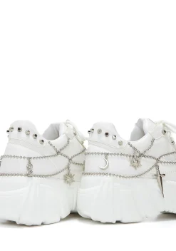 Koi Footwear Platforms|Sneakers*Jinx Mystic Charm Trainers - White