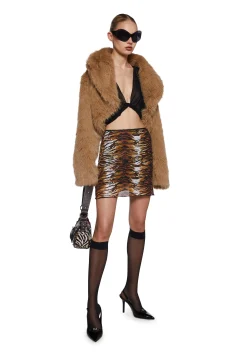 Current Mood Bottoms|Skirts*Jungle Club Mesh Skirt