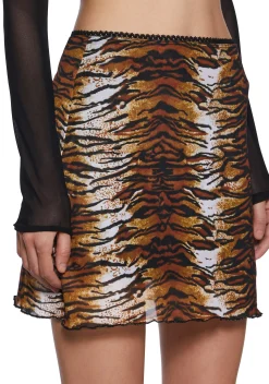 Current Mood Bottoms|Skirts*Jungle Club Mesh Skirt