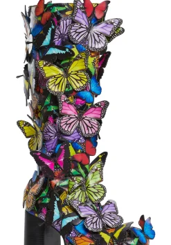 Club Exx Boots|Platforms*Kaleidoscope Vision Platform Boots