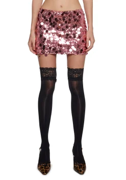 Generation Kiss Bottoms|Skirts*Kaylee Sequin Mini Skirt