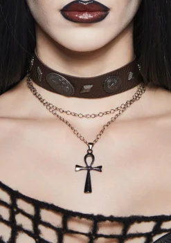 x_ATVT Jewelry*Key Of Life Layered Necklace