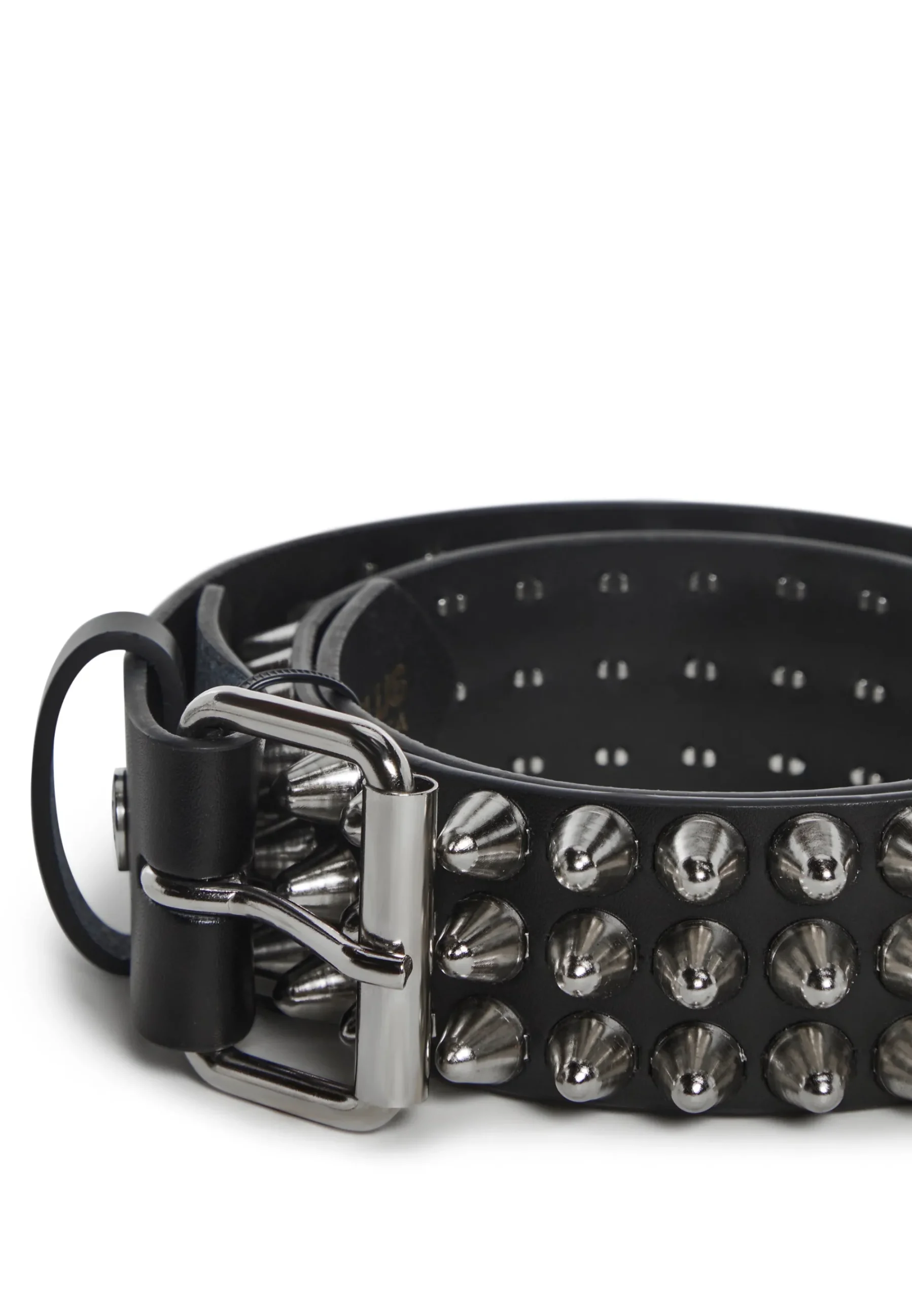 Funk Plus Belts & Harnesses*Large Conical Studded Waist Belt - Black