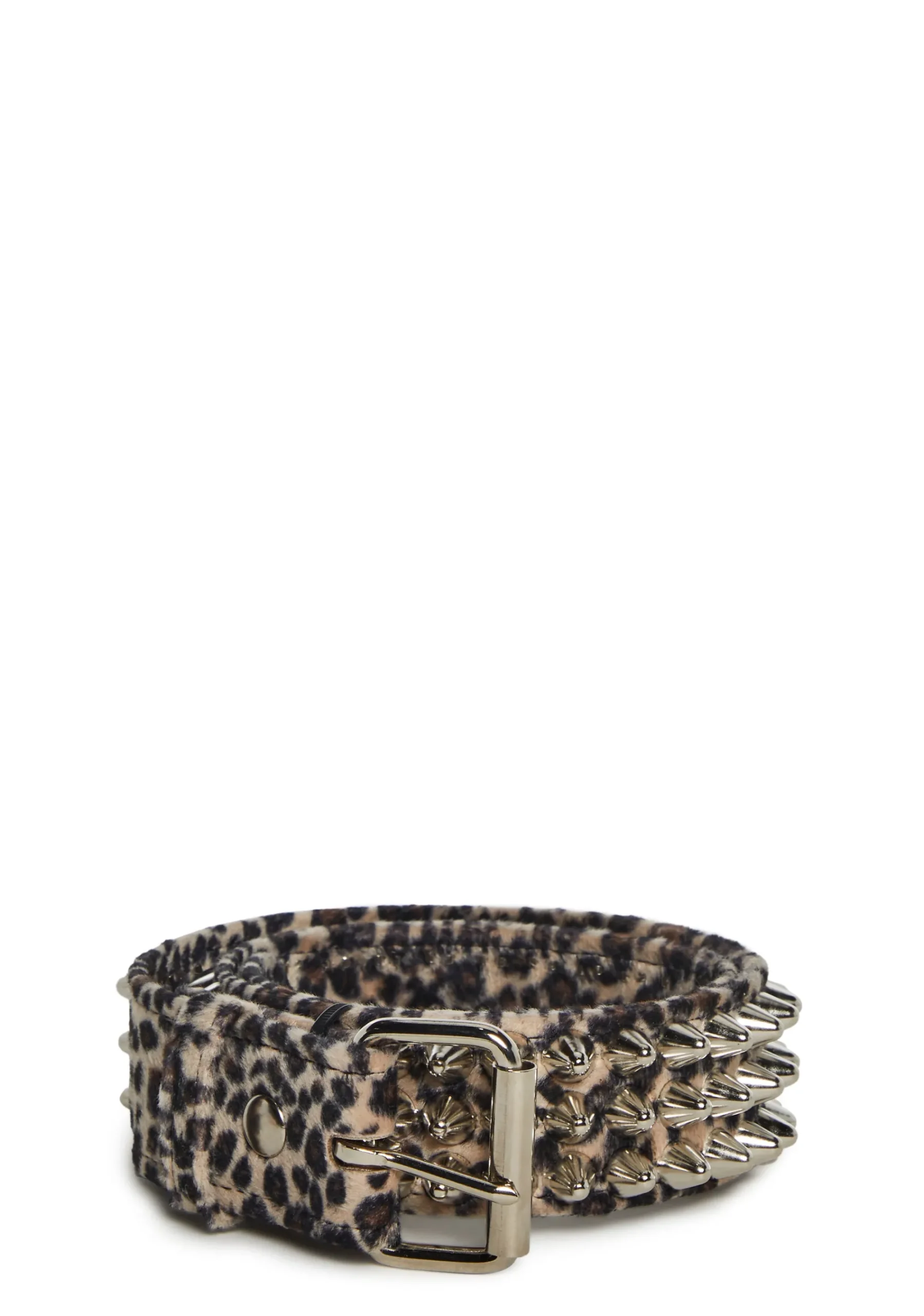 Funk Plus Belts & Harnesses*Large Conical Studded Waist Belt - Leopard