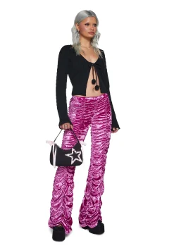 Sugar Thrillz Bottoms|Pants*Lasso Babe Flare Pants - Velour