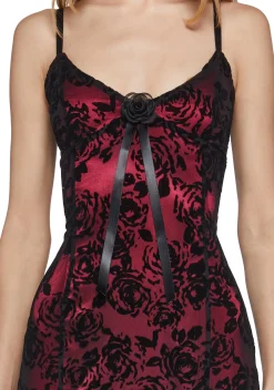 Unholy Dresses|Plus*Last Dance Velvet Dress