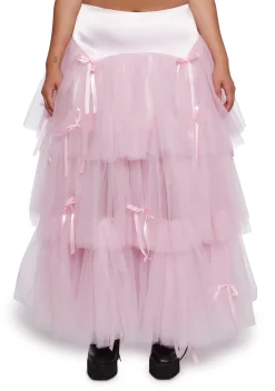 Sugar Thrillz Bottoms|Skirts*Late To The Ball Tulle Maxi Skirt
