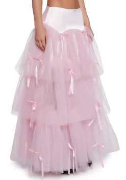 Sugar Thrillz Bottoms|Skirts*Late To The Ball Tulle Maxi Skirt