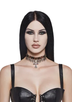 Widow Jewelry*Leopard Cross Necklace