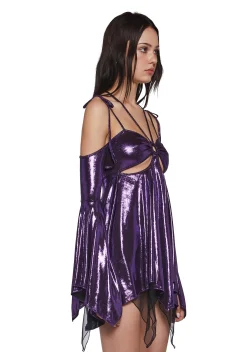 Club Exx Dresses|Mini Dresses*Lightning In A Bottle Mini Dress - Purple