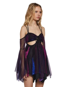 Club Exx Dresses|Mini Dresses*Lightning In A Bottle Mini Dress - Iridescent