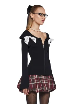 Sugar Thrillz Tops|Plus*Like A Holiday Knit Cardigan