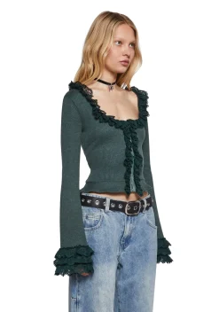 dELiA*s by Dolls Kill Tops|Plus*Lingering Still Long Sleeve Top