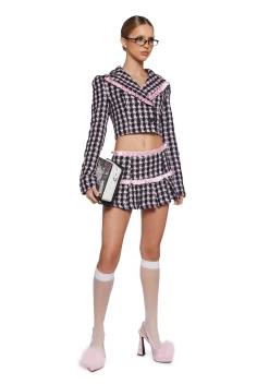 Sugar Thrillz Outerwear*Literal Babe Tweed Blazer