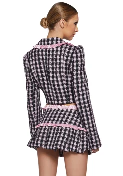 Sugar Thrillz Bottoms|Skirts*Literal Babe Tweed Mini Skirt
