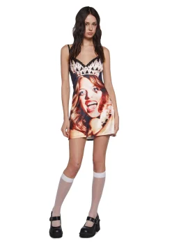 Dolls Kill x Hole Dresses*Live Through This Slip Dress