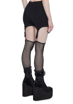 Widow Bottoms*Lost In The Void Garter Leggings