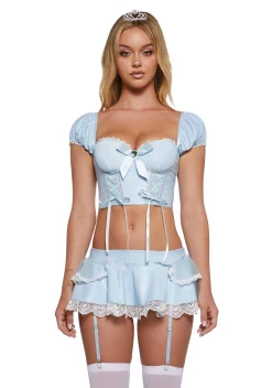 Trickz N' Treatz Lingerie|Plus*Lost Slipper Lingerie Set
