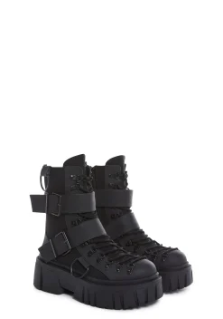 Club Exx Boots*Low Traitor Boots - Black