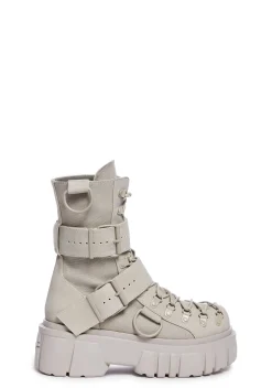 Club Exx Boots*Low Traitor Boots - Light Gray