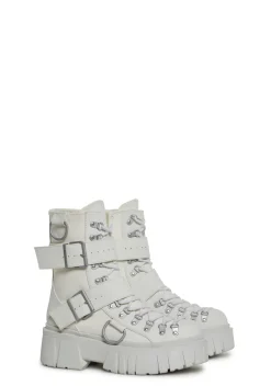 Club Exx Boots*Low Traitor Boots - White