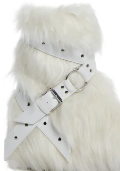 Club Exx Boots|Platforms*Low Wild Instincts Faux Fur Boots - White