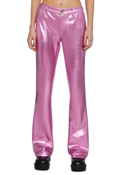 dELiA*s by Dolls Kill Bottoms|Pants*Made Of Dreams Metallic Pants
