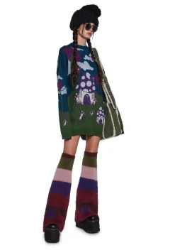 Current Mood Tops|Plus*Magic Daze Knit Sweater - Dark Blue