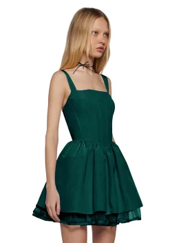 Sugar Thrillz Dresses|Plus*Magic Moves Corset Dress - Green