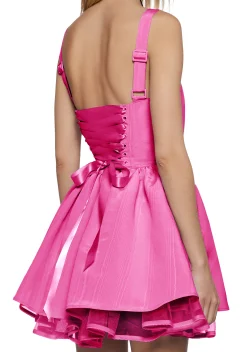 Sugar Thrillz Dresses*Magic Moves Corset Dress - Dark Pink