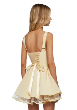 Sugar Thrillz Dresses*Magic Moves Corset Dress - Yellow