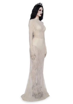 Unholy Dresses*Majesty Masque Maxi Dress Set - Off White