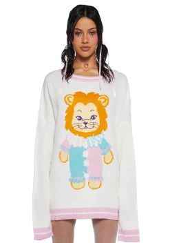 Sugar Thrillz Tops*Mane Attraction Knit Sweater