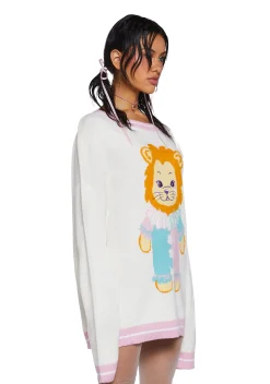 Sugar Thrillz Tops*Mane Attraction Knit Sweater