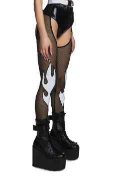 Club Exx Bottoms|Pants*Mark Of The Beast Reflective Chaps