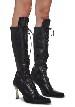 New Rock Boots|Heels*M-9053-C1 Lace-Up Boots