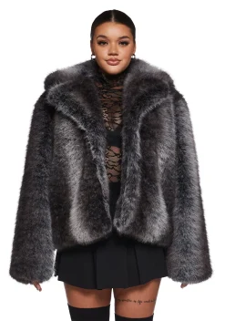 Generation Kiss Outerwear|Plus*Melora Faux Fur Coat