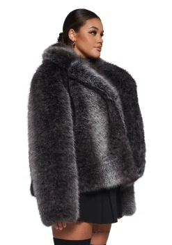 Generation Kiss Outerwear|Plus*Melora Faux Fur Coat