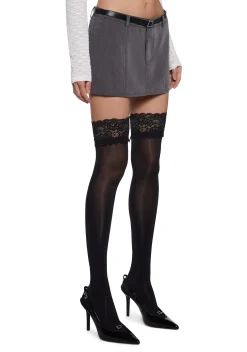 Generation Kiss Bottoms|Skirts*Meredith Suiting Mini Skirt