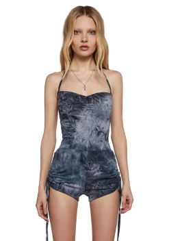 Widow Jumpsuits & Rompers|Plus*Metal Fates Tie Dye Romper