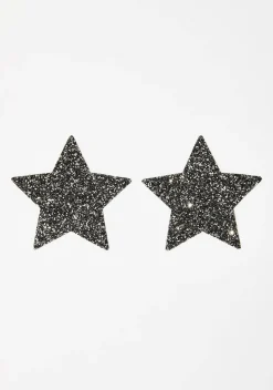 Neva Nude Beauty*Midnight Super Sparkle Glitter Pasties