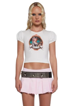 Sugar Thrillz Tops|Plus*Mirror Mirror Baby Tee