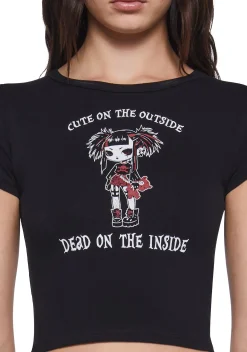 Widow Tops|Plus*Mischievous Cutie Baby Tee