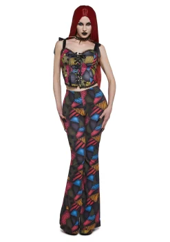 Trickz N' Treatz Corsets|Tops*Mismatched Doll Corset Top
