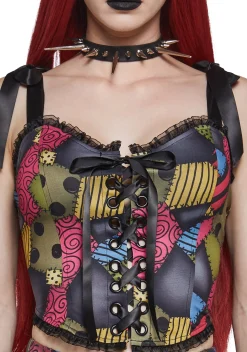 Trickz N' Treatz Corsets|Tops*Mismatched Doll Corset Top