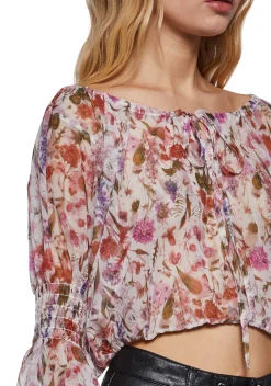 Current Mood Tops|Plus*Mixing Magick Peasant Top